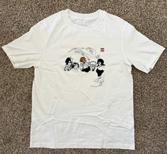 Jynwaye Bleach Embroided Anime – Short Sleeve T-Shirt – M