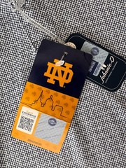 Johnnie O Men’s Notre Dame Hinson Jersey Performance Polo Navy Size small NWT