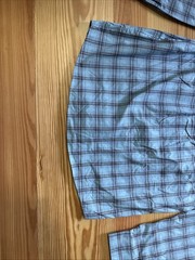 Ariat Men’s Pro Series Classic Fit Western Blue Sun Protection Vented Sz M