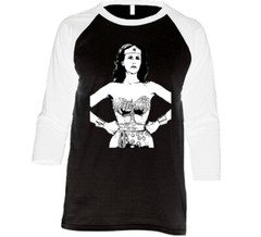 Wonder Woman Linda Carter Raglan T Shirt