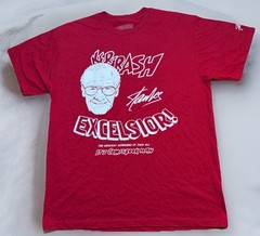 Marvel Comics Stan Lee Excelsior T-Shirt NEW Comic Book Man Large Ker-Rash