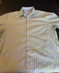 Bugatchi Button Down Long Sleeve Dress Shirt Men’s Size 17 34/35 Mix Color