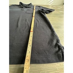 Travis Mathew Gray Polo Pima Cotton Blend Striped Chest Pocket Golf Men Size 2XL
