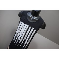 Grunt Style Tank Top Shirt Men XXL Black Flag Gun Graphic Sleeveless Excellent