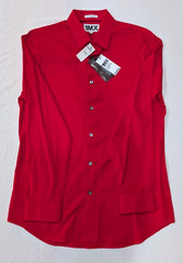 Express 1MX Slim Fit Men’s Red Button-Up Shirt – Size Large – NWT – Free Shiping