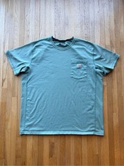 Carhartt Force Men’s Short Sleeve Tee L relaxed fit, green, comfy, cotton blend