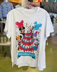 Mickey and Friends Birthday Cake T-shirt S-4XL BESTSELLER