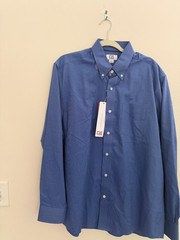 3 Blue Button Downs – Size L – Cutter & Buck, Red House, Port Authority