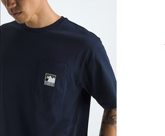 The North face mountain logo relaxed pocket tee