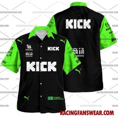 Gabriel Bortoleto Formula One Racing 2025 Uniform Apparel Clothes Hawaiian Polo