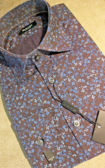 NWT Sand of Copenhagen men’s 15(39)(M IN USA) Long Sleeve Button Down Shirt Sli