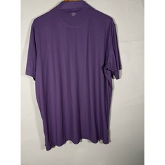 Peter Millar Crown Crafted Mens XL Purple Geometric Scale Performance Polo Shirt