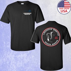 Lockheed Martin Skunk Men’s Black T-shirt Size S-5XL