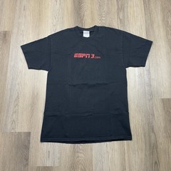 Shirt Mens Large Black Graphic Tee Port & Company Promo Advertising