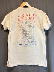 For King & Country Concert Shirt Priceless Tour 2016 White Autographed