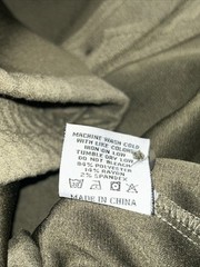 Maison Article Jacquard Knit Long Sleeve Shirt Size: Small Color: Olive NEW!