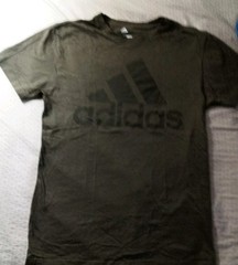 adidas Men’s Graphic Logo Crew Neck Short Sleeve Cotton T-Shirt, Green Size S