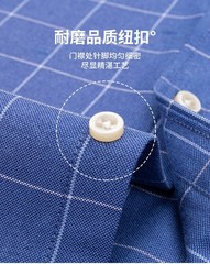 Mens Oxford Shirts Formal Business Long Sleeves Cotton Casual Dress Shirts Tops