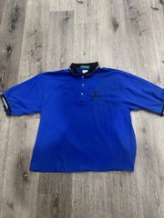 Sony Playstation 2 Promotion Blue Polo Shirt Size XL Outerbanks Tag