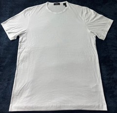 Theory Essential Crew Neck T-Shirt Men White Short Sleeve Designer Size M NWOT