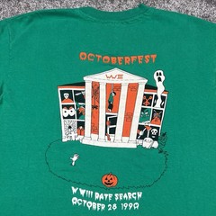 Vintage 1990 Suicide Octoberfest Beer T-Shirt Size XL Single Stitch NSFW WW3