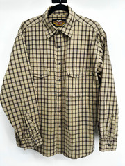 Harley-Davidson Plaid Long Sleeve Button-Up Shirt L Cotton Embroidered Pockets
