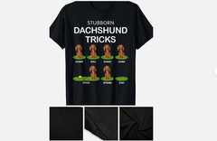 Thick Headed Dog – Funny Long Hair Dachshund For Christmas T-Shirt