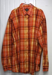 GIOBERTI Button Up Button-Down Long Sleeve Shirt Men’s 3XL 65%/Cotton 35%/Poly