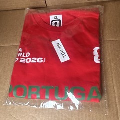 FIFA World Cup 2026 Portugal Graphic Tee Red Crew Neck Cotton XL MPN TGU-164