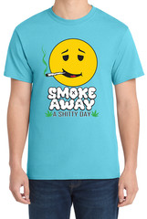 Smoke Away A Sh…Day Marijuana Pot Cannabis Tee Graphic Design T-Shirt Gift