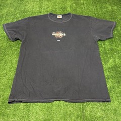 Vintage Y2K Hard Rock Cafe Miami Graphic Short Sleeve T-Shirt Black Mens Large
