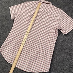 Mizzen Main Leeward Collection Stretch Check Button Shirt Mens Large Trim Fit