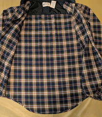 VTG 90s Northwest Territory Plaid Flannel Shirt Mens M Acrylic thin Button Up