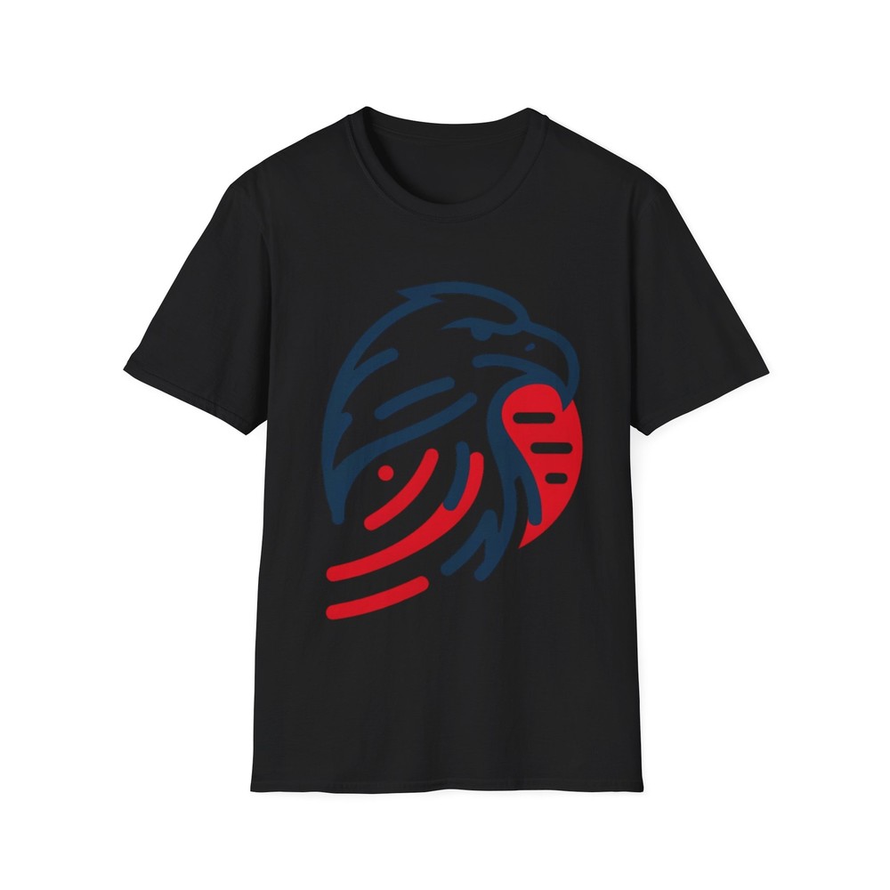 Unisex soft style t-shirt with USA theme.
