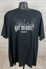 Got Miami? Carnival Cruises Shirt Adult 2XL XXL Black T-Shirt New
