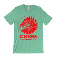 Chess Records T-Shirt – Red Muddy Waters – Blues Record Label Howlin’ Wolf Soul