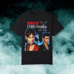 Resident Evil CODE: Veronica Video Game Tee Unisex Short Sleeve Shirt S-5XL