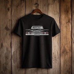 Chevy Impala Shirt 1960 Hardtop Black Classic Car Vintage American Collector Gif