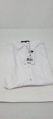 JAMES TAILOR MEN’S SHORT SLEEVE KNIT BUTTON DOWN SHIRT SIZE SIZE: MEN M – WHITE