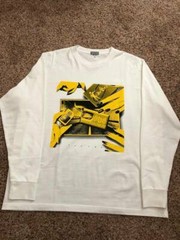 Cav Empt Tunnel Graphic printed Long sleeve T-shirt tee White Yellow Size small