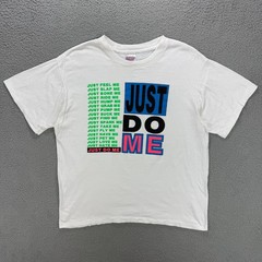 Just Do Me T Shirt Men Large Parody Humor Single Stitch Jersey Creek Vintage USA