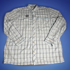 Simms Fishing Products XL Plaid Long Sleeve Button Up Shirt Fly Fishing Outdoor