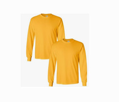 Gildan Adult Ultra Cotton Long Sleeve T Shirt Style G2400 1pc One Size New