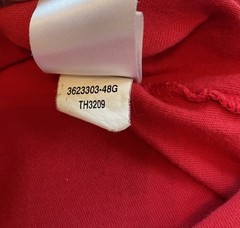 Lacoste Men’s Regular Fit Crew Neck Graphic Logo T-Shirt M Red Cotton Jersey