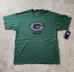 Starter Green Bay Packers Men’s Green Graphic Logo T-Shirt XL New w/ Tags