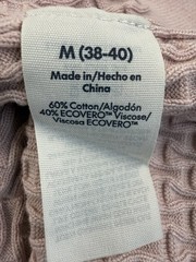 NWT Men’s M Pink Textured Knit Polo Shirt Short Sleeve Cotton/ Viscose Blend