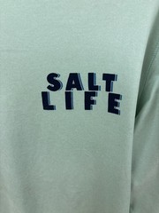 Green Salt Life long sleeve T-shirt size small long sleeve. 88/12 poly/spandex.