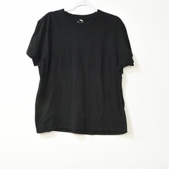SADA Mens Black T-Shirt Cotton Pullover Casual Solid Crew Neck Short Sleeve 1X