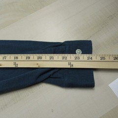 Todd Snyder Shirt Mens Small Blue Dark Teal Knit Button Down Long Sleeve Stretch