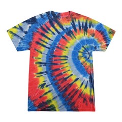 Harmony Tie Dye T-Shirts Adult & Kids Sizes Cotton Colortone